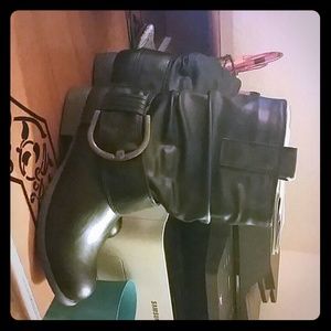 Women's Black American Eagle Boots