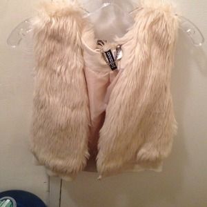 Faux fur vest Faux fur vest