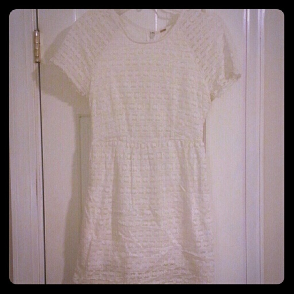 White lace dress