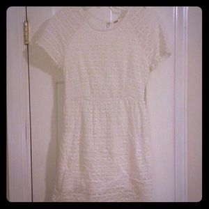 White lace dress