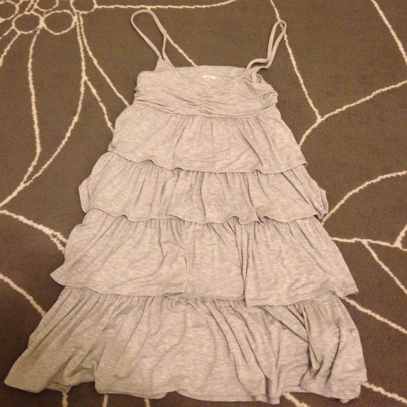 J. Crew Multi Tiered Ruffle Dress