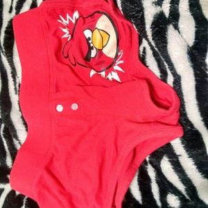 Cute red angry bird pj shorts