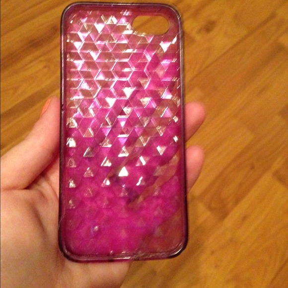 Purple jelly iphone 5/5s case