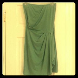 Strapless spandex dress