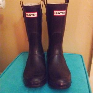Hunter rainboots-black