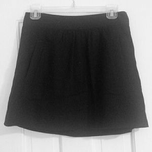 Wool mini skirt
