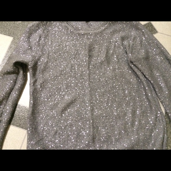 Gorgeous sweater mango. With sparkles.
