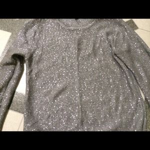 Gorgeous sweater mango. With sparkles.