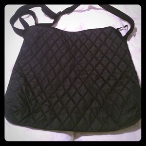 Quilted lap top bag