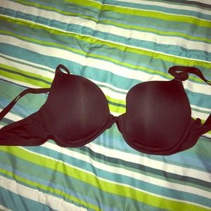 Black 36C Victoria's Secret push up bra