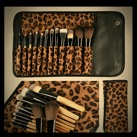 12 pc set make brushes