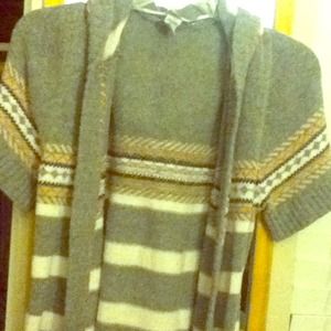 Short sleeve cardigan