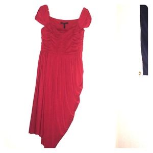 BCBG LARGE RED DRESS