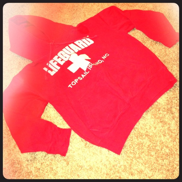 Red Lifegaurd Hoodie