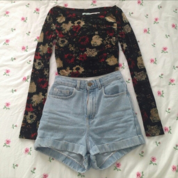 Velvet crop top