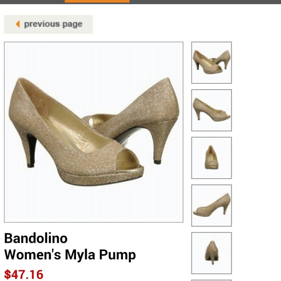 Bandolino Peep Toe Heels