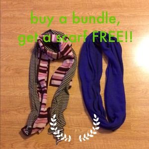 Buy a bundle, get a scarf free!!!