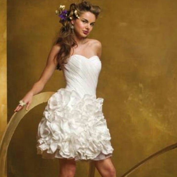 LIMITED TIME! Short Reception/ Wedding Dress - Picture 1 of 3