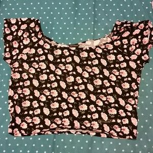 Floral crop top
