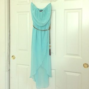 Love Culture Mint High-Low Dress