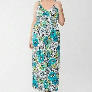 Lane Bryant Cacique Floral Animal print dress