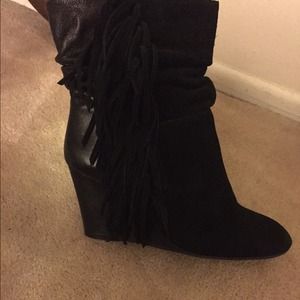 Steve Madden Booties with fringe.