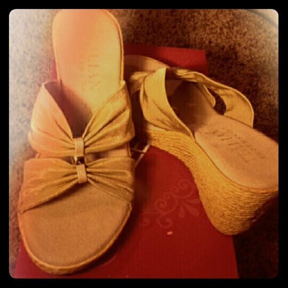 Size 5 wedges Italian Shoemakers