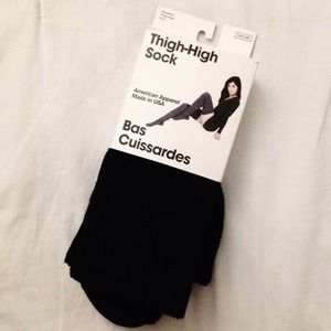 Black thigh high socks ☻