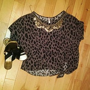 Cheetah Crop Top