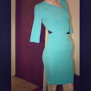 Teal kardashian K💋 mesh dress !