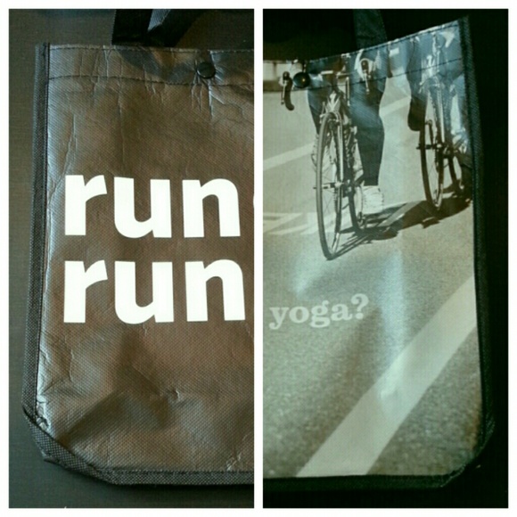 Lululemon bundle Who's Yoga and Run Run bags