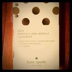 Brand New Kate spade 2015 Planner Refills💄👛👠🎀