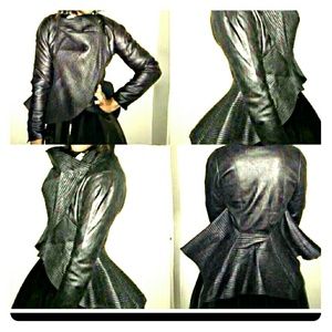 Faux leather jacket