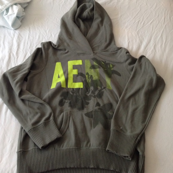 Green AE pullover hoodie