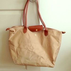 👜SOLD Used Longchamp large Le Pilage Tote
