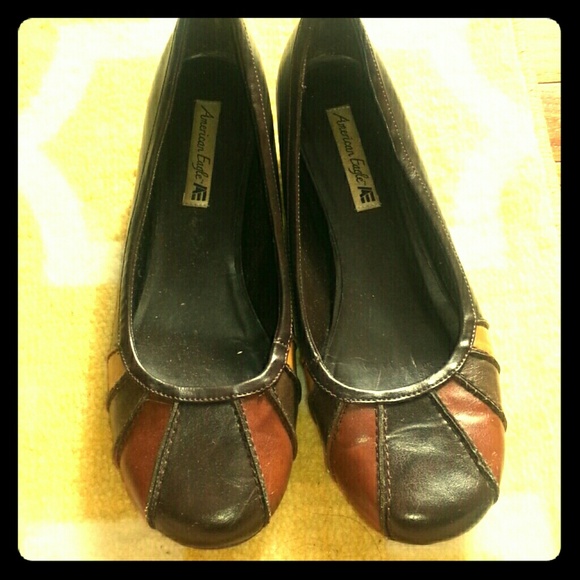 SALE! Multi colored low wedge flats