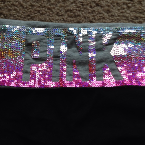SOLD PINK sequin yogas - Picture 2 of 4