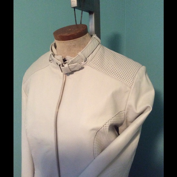 Nwot Oscar Piel leather bomber jacket. Reduced🎉 - Picture 2 of 4