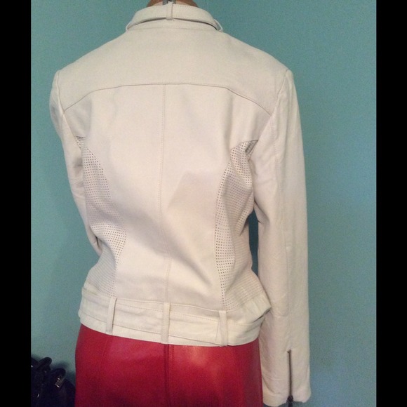 Nwot Oscar Piel leather bomber jacket. Reduced🎉 - Picture 3 of 4