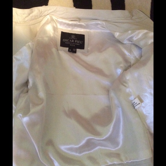 Nwot Oscar Piel leather bomber jacket. Reduced🎉 - Picture 4 of 4