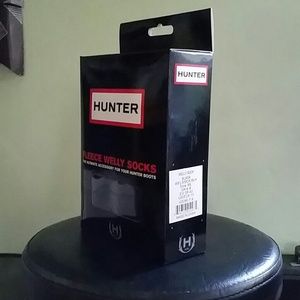 NIB Black Hunter Fleece Welly Socks