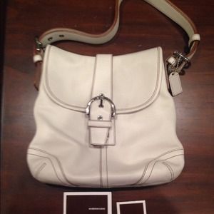 Coach Leather Soho Duffle Flap Bag #9480