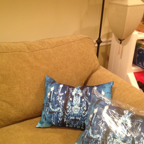 Two Beautiful chandelier decorator pillows !!