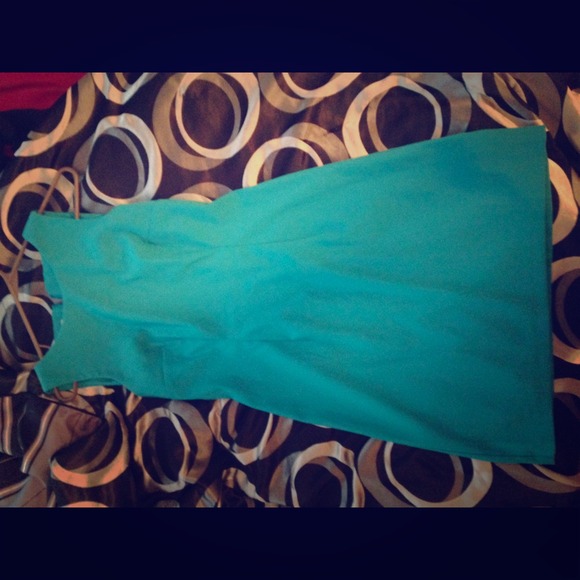 Teal/ Dark Turquoise Kim Rogers Petite Dress