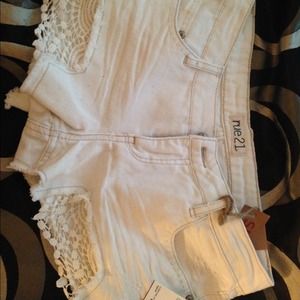 Rue 21 Shorts with lace trim pockets
