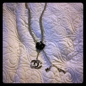 CHANEL camellia necklace