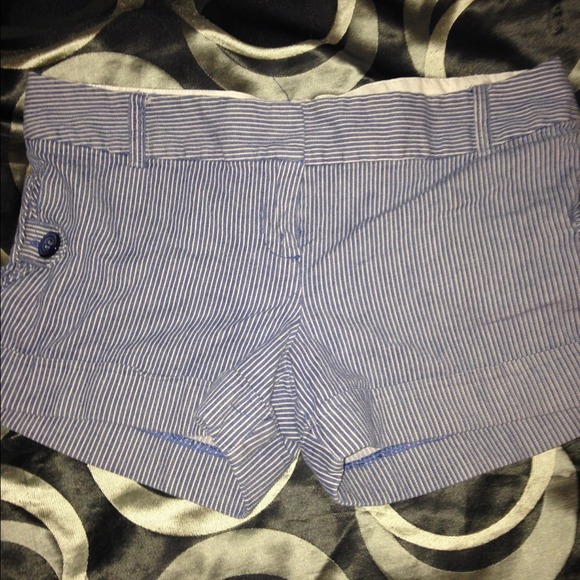 Pinstripe shorts