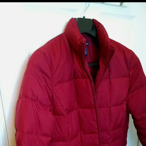 **Ann Taylor tea length down fill coat