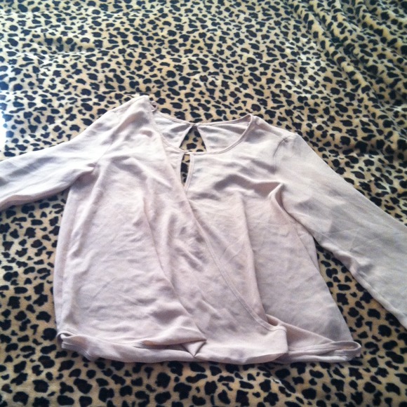 Lavendar longsleeve loose fitting shirt Tobi