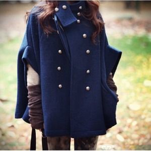 Blue Worsted Coat